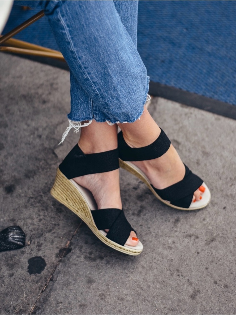 CHARLESTON SHOE CO. Cannon Core Espadrille Wedge - Size 9